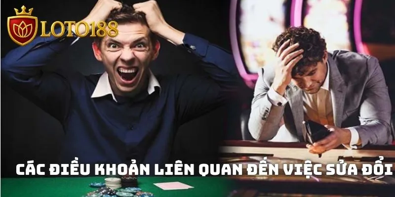 Các điều khoản liên quan đến việc sửa đổi quy định trong đó
